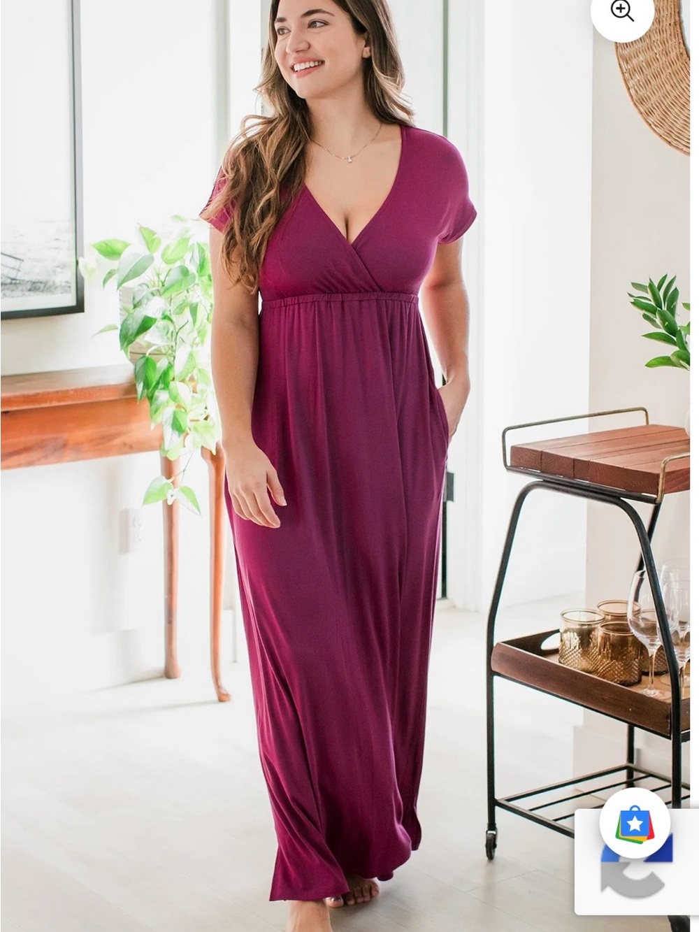NEW- Yala bamboo lycra  Maxi Dress